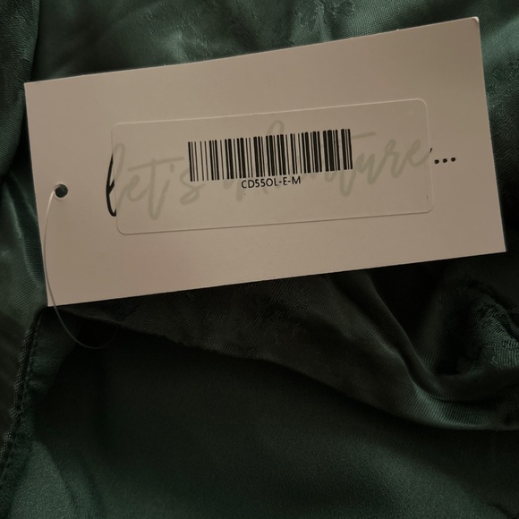 Willow Emerald Jacquard Maxi Dress - Picture 6 of 6